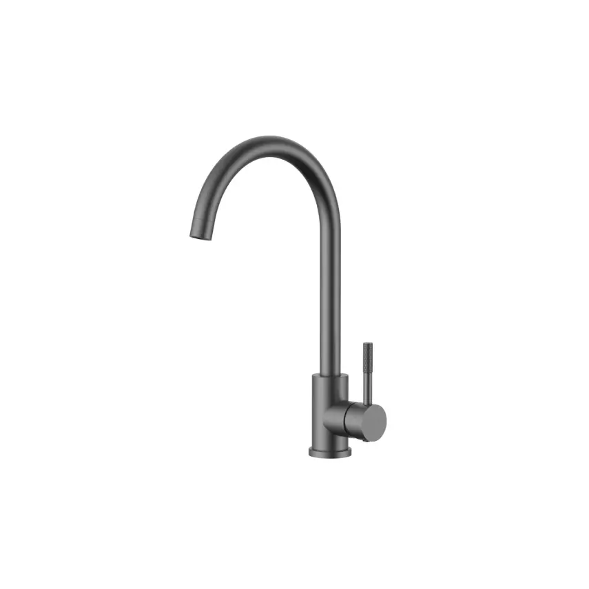 DutchLine - Round S-Grip Keukenmengkraan - Gunmetal - 1