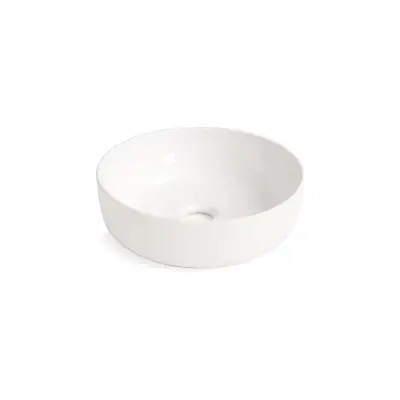 DutchLine - Round Waskom - Glans Wit - 1