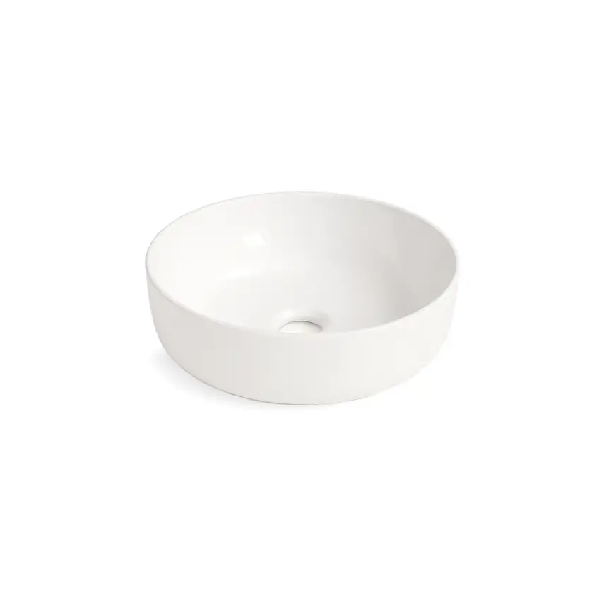 DutchLine - Round Waskom - Glans Wit - 1