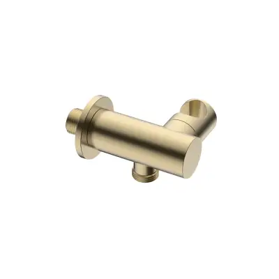 DutchLine - S-Grip Kantelbare Handdouchehouder - Geborsteld messing - 1