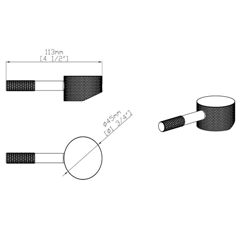 DutchLine - S-Grip Losse Hendel - Geborsteld koper - 2