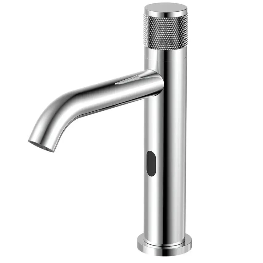 DutchLine - Sensorkraan Koudwater - Met Batterij of Stekker - Chroom - 1