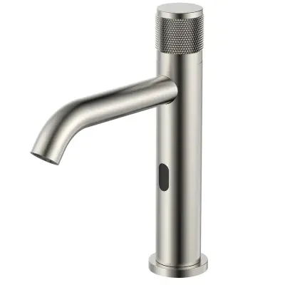 DutchLine - Sensorkraan Koudwater - Met Batterij of Stekker - Geborsteld staal - 1