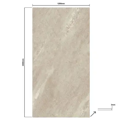 DutchLine - SPC Wandpaneel - Archio Beige Mat - 2