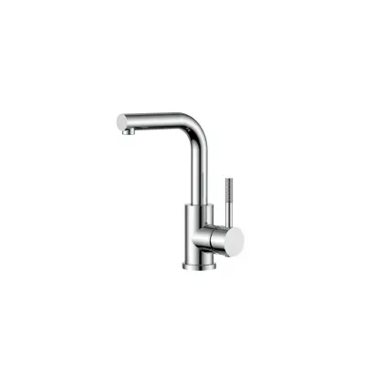 DutchLine - Square S-Grip Wastafelmengkraan - Chroom - 1