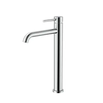 DutchLine - Thin Coldstart Hoge Wastafelmengkraan - Chroom - 1