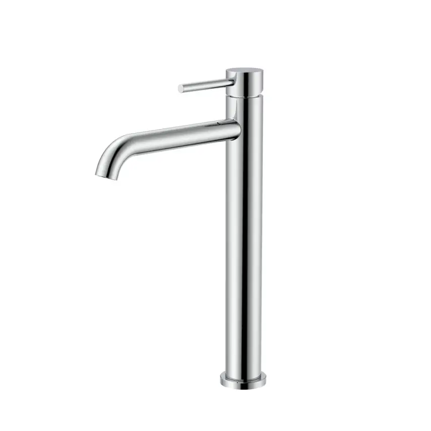 DutchLine - Thin Coldstart Hoge Wastafelmengkraan - Chroom - 1