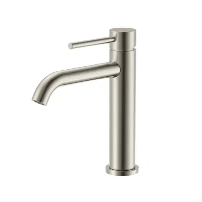 DutchLine - Thin Coldstart Wastafelmengkraan - Geborsteld staal - 1