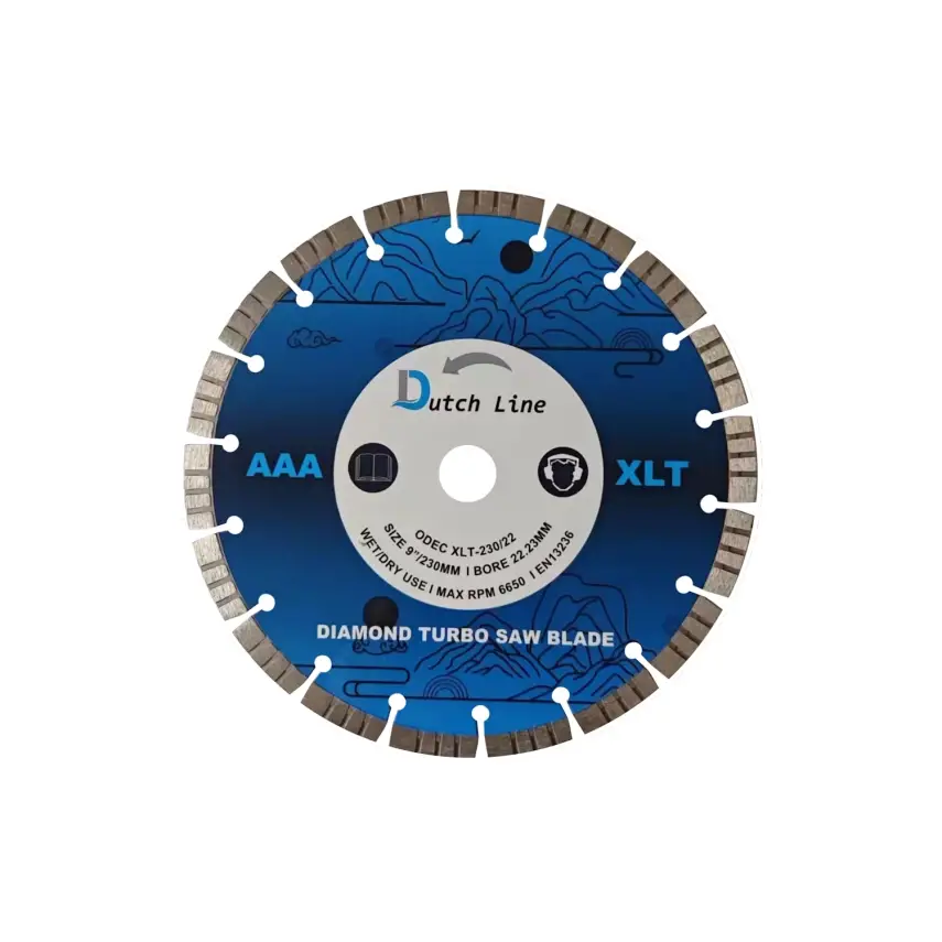 DutchLine - Turbo Diamant Zaagblad - 230mm 22.23mm - 1