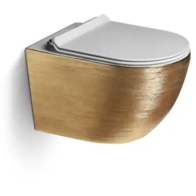 DutchLine - Wandcloset - Geborsteld Goud - Luccio Rimless - 1