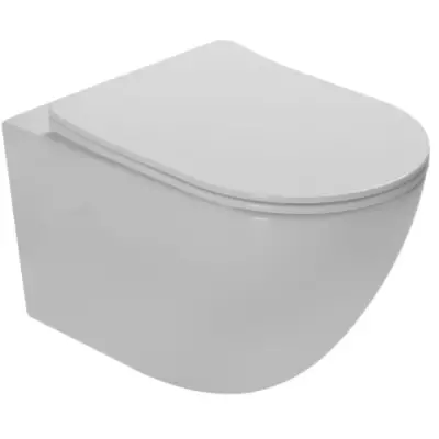 DutchLine - Wandcloset - Glans Wit - Luccio Rimless - 1