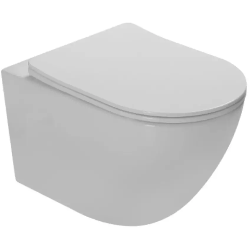 DutchLine - Wandcloset - Glans Wit - Luccio Rimless - 1