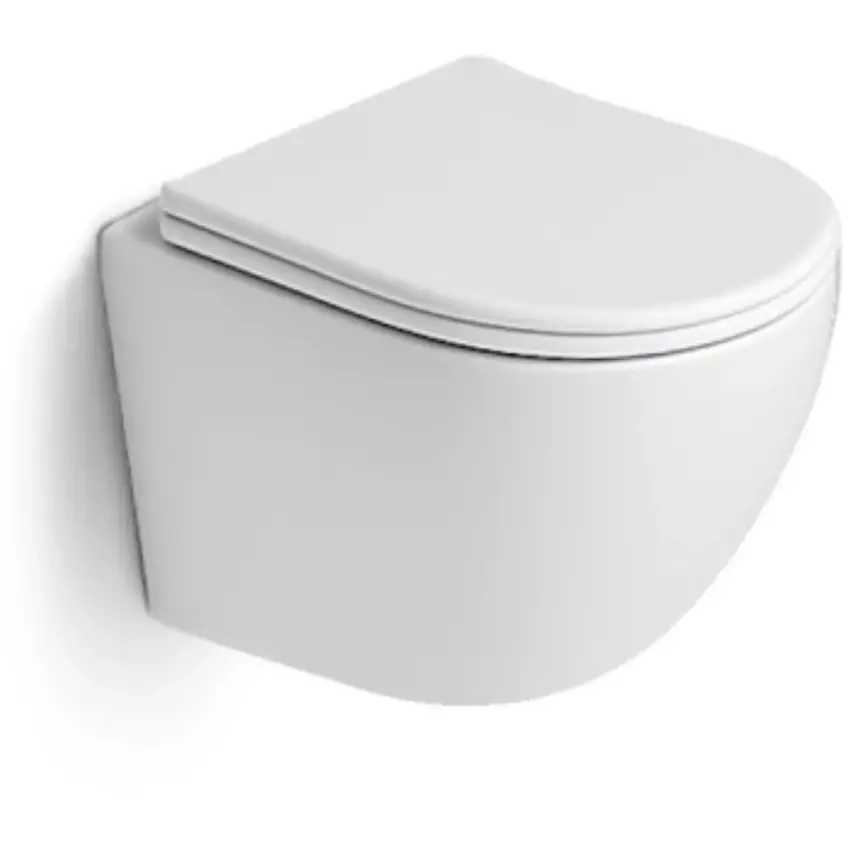 DutchLine - Wandcloset - Mat Wit - Luccio Rimless Ondiep - 1