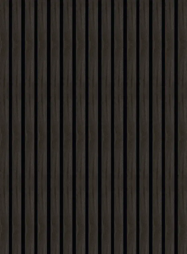 DutchLine - Wandpaneel Akoestisch met echt houtfineer - Gerookt Grijs - 600*2600mm - 1