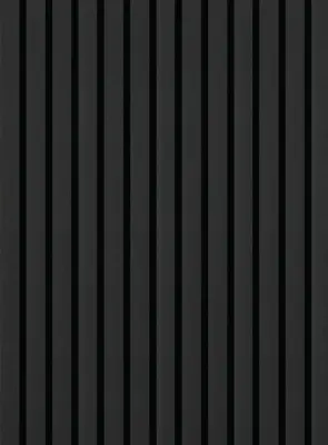 DutchLine - Wandpaneel Akoestisch met echt houtfineer - Mat Zwart - 600*2600mm - 1