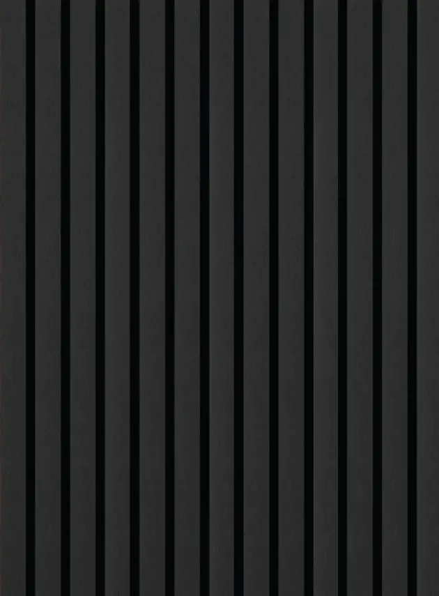 DutchLine - Wandpaneel Akoestisch met echt houtfineer - Mat Zwart - 600*2600mm - 1