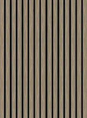 DutchLine - Wandpaneel Akoestisch met echt houtfineer - Natural - 600*2600mm - 1