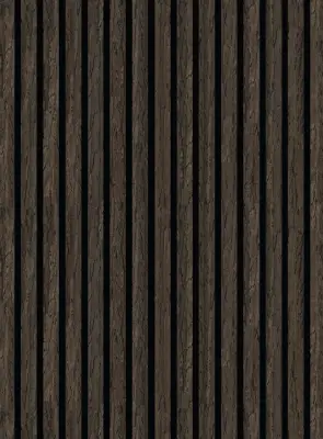 DutchLine - Wandpaneel Akoestisch met echt houtfineer - Wenge - 600*2600mm - 1