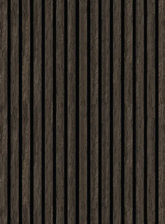 DutchLine - Wandpaneel Akoestisch met echt houtfineer - Wenge - 600*2600mm - 1