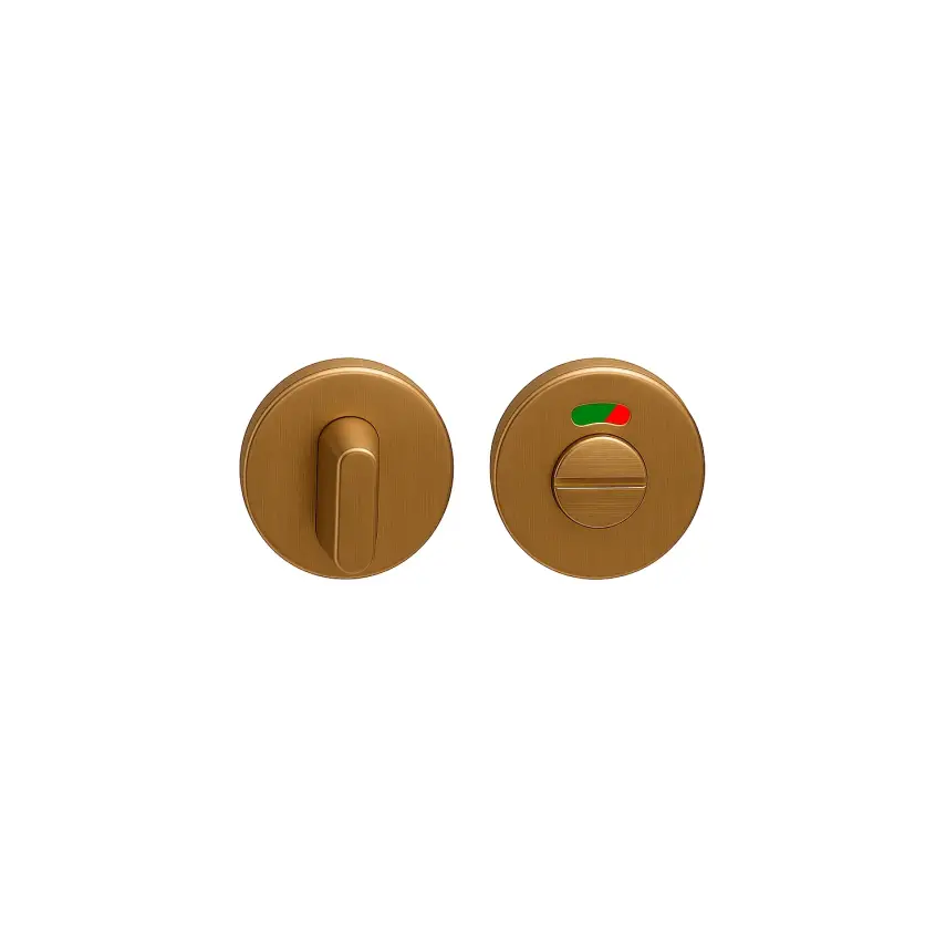 DutchLine - WC Sluiting Rond - Geborsteld koper - 1