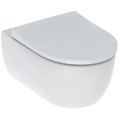 Geberit iCon Rimfree Wandclosetset - Rimfree - Met Bidet - Wit - 1