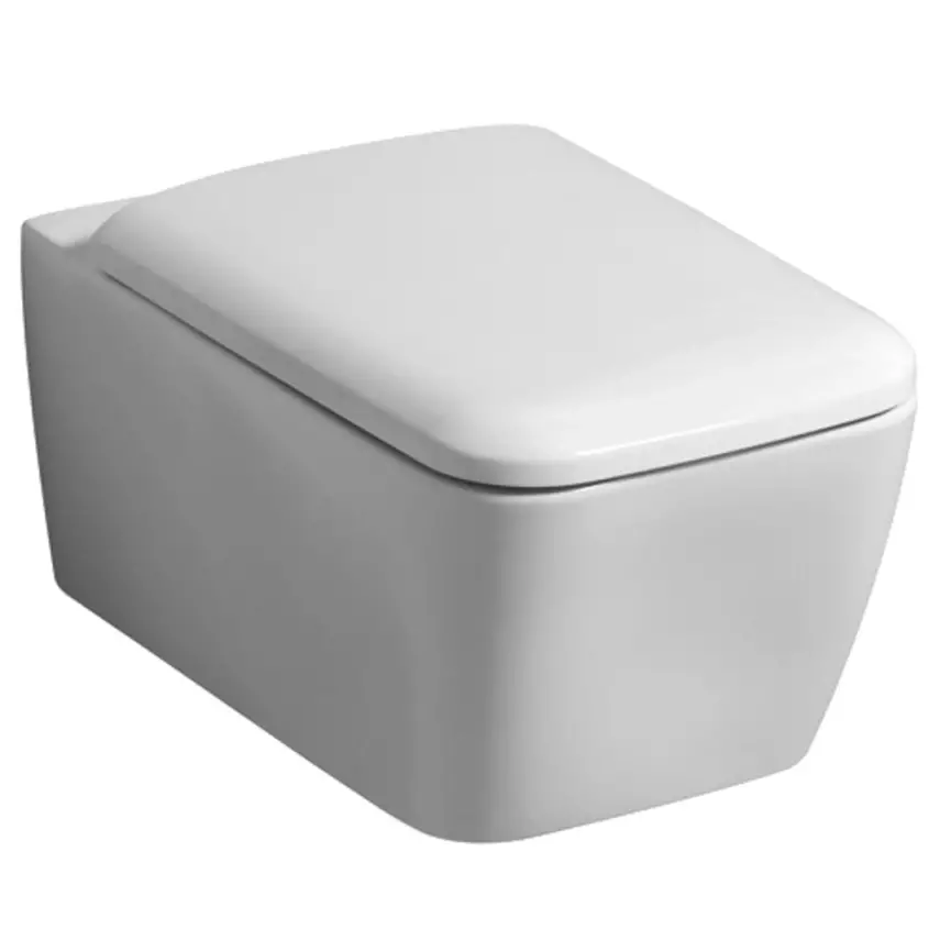 Geberit iCon Square Rimfree Wandclosetset - Rimfree - Met Bidet - Wit - 1