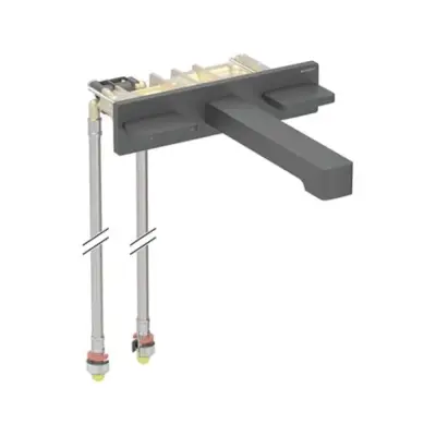 Geberit ONE Inbouw Wastafelkraan Hoekig Ontwerp Mat Zwart - 1