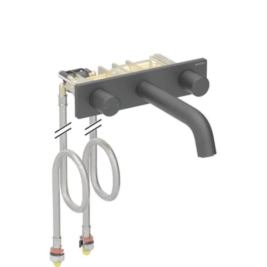 Geberit ONE Inbouw Wastafelkraan Rond Ontwerp Mat Zwart - 1