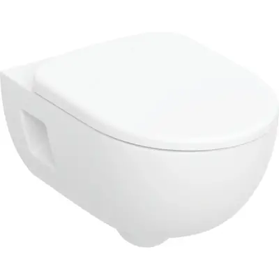 Geberit Selnova Premium Rimfree Wandclosetset - Rimfree - Met Bidet - Wit - 1