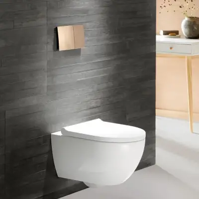 Geberit Sigma 70 Bedieningsplaat - 2-Toets Spoeling - Rechthoekige Knoppen - Brons - 4