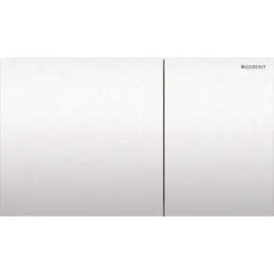 Geberit Sigma 70 Bedieningsplaat - 2-Toets Spoeling - Rechthoekige Knoppen - RVS - 1