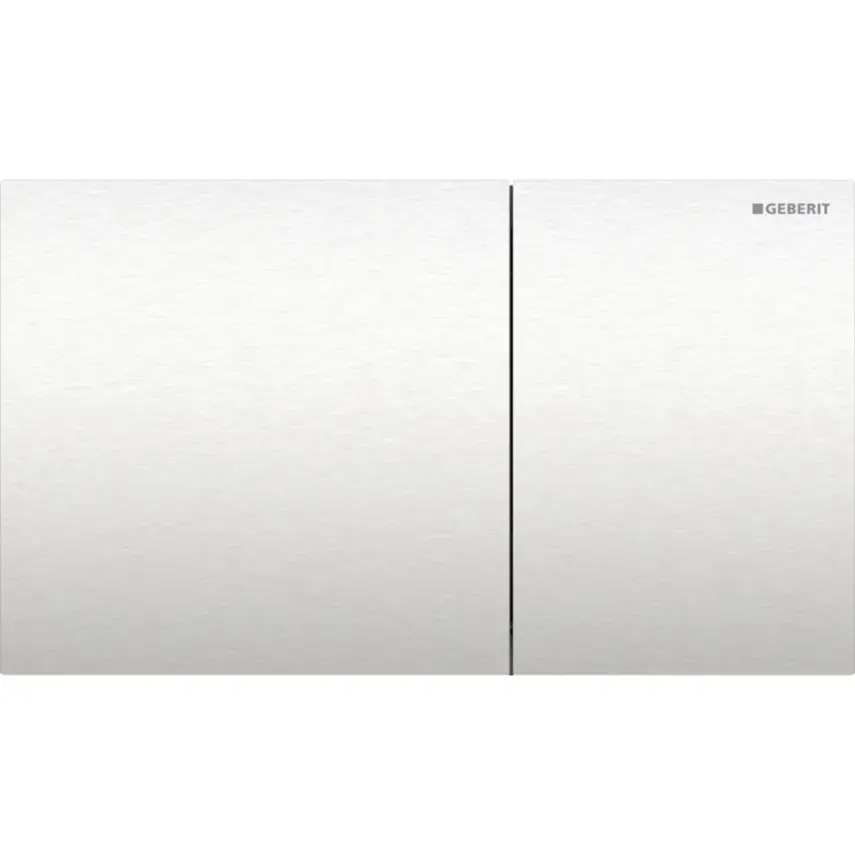 Geberit Sigma 70 Bedieningsplaat - 2-Toets Spoeling - Rechthoekige Knoppen - RVS - 1