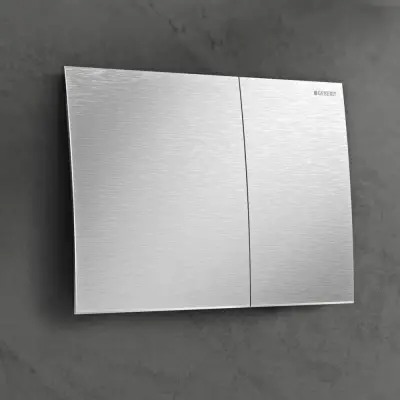 Geberit Sigma 70 Bedieningsplaat - 2-Toets Spoeling - Rechthoekige Knoppen - RVS - 3