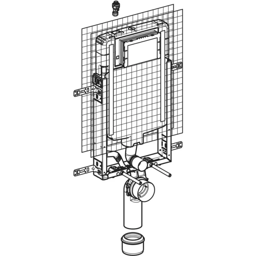 Geberit Sigma Inbouwreservoir 8 cm Kombifix - 3
