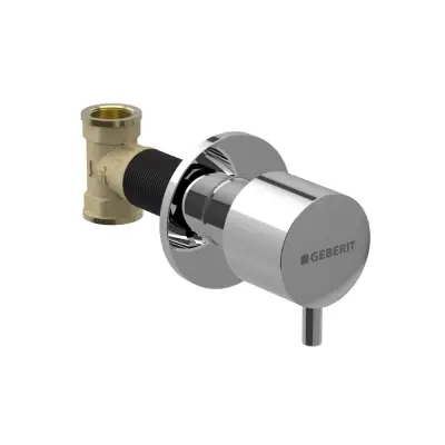 Geberit Stopkraan Rond Chroom - 1