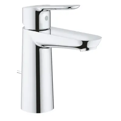 Grohe BauEdge Wastafelkraan met Waste M-Size Chroom - 1