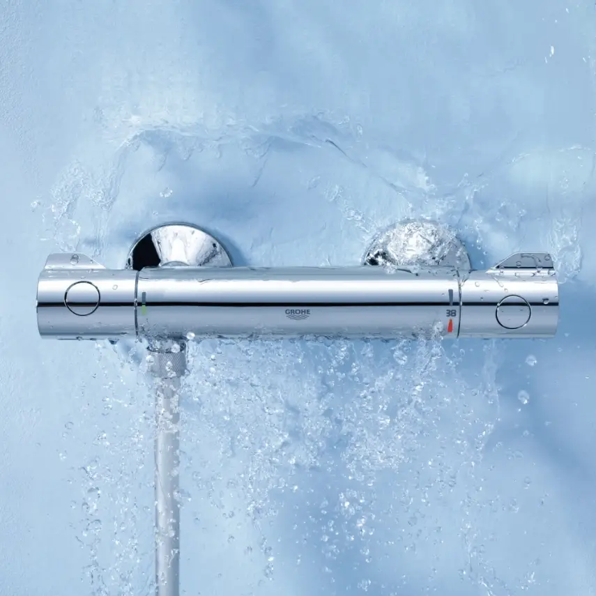 Grohe Grohtherm 800 Thermostatische Douchekraan Chroom - 3