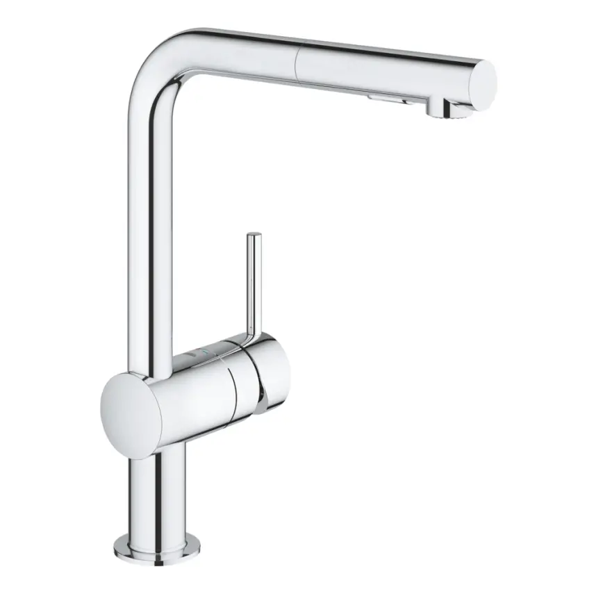Grohe Minta Uittrekbare Keukenkraan Chroom - 1