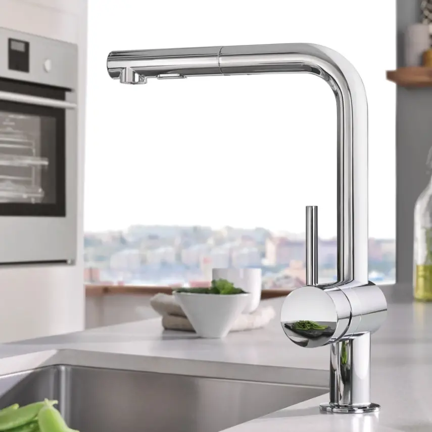 Grohe Minta Uittrekbare Keukenkraan Chroom - 2