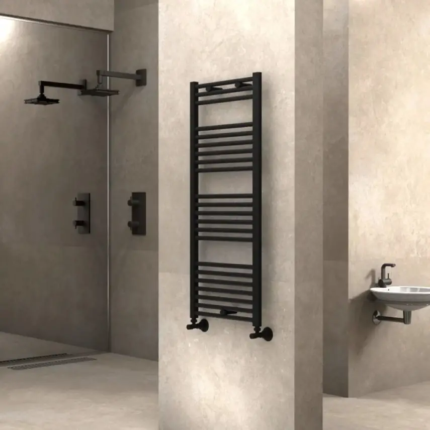 Radiva Haiti Radiator 500 x 1200 mm - Zwart - 1