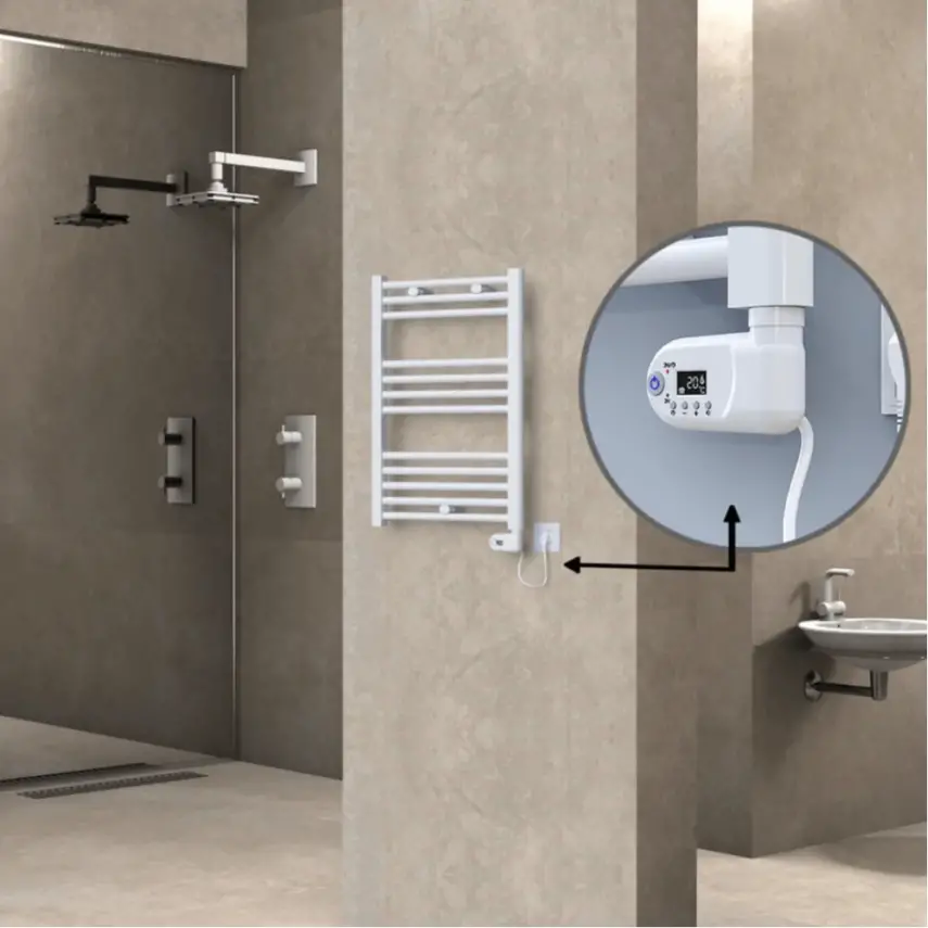 Radiva Haiti Elektrische Radiator 500 x 700 mm - Wit - 1
