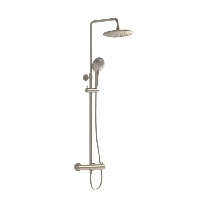 VitrA Aquaheat Bliss 240 2F Douchekolom Geborsteld Nikkel - 1