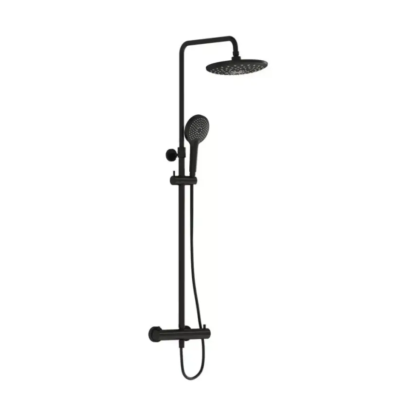 VitrA Aquaheat Bliss 240 2F Douchekolom Mat Zwart - 1