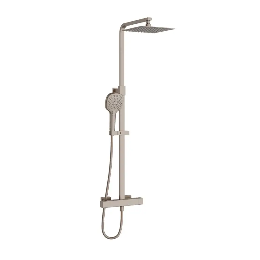 VitrA Aquaheat Bliss S 230 Douchekolom Geborsteld Nikkel - 1