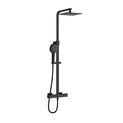 VitrA Aquaheat Bliss S 230 Douchekolom Mat Zwart 
