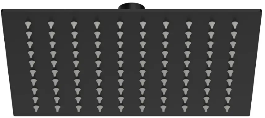 VitrA Bliss Square Hoofddouche Mat Zwart - 1