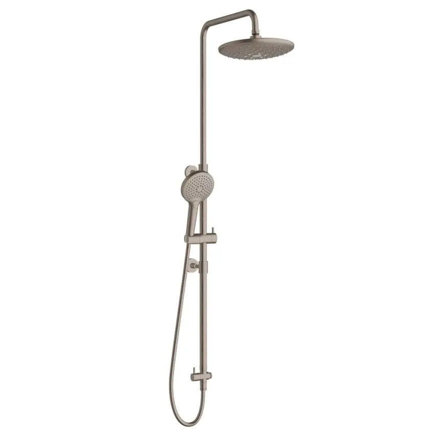 VitrA Bliss Round Hoofddouche Geborsteld Nikkel - 1