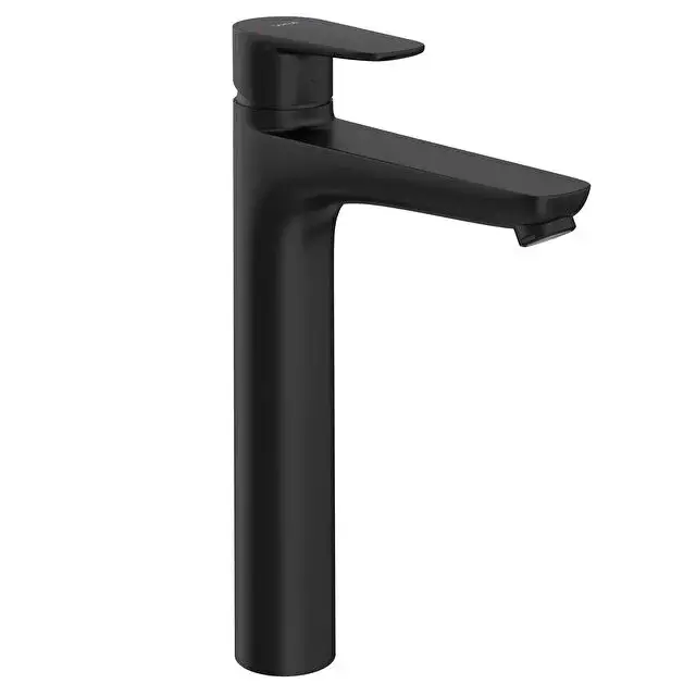 VitrA Flow Soft Wastafelkraan Mat Zwart - 1