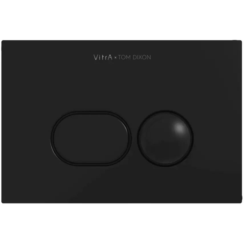 VitrA Liquid Bedineningspanel Glanzend Zwart - 1