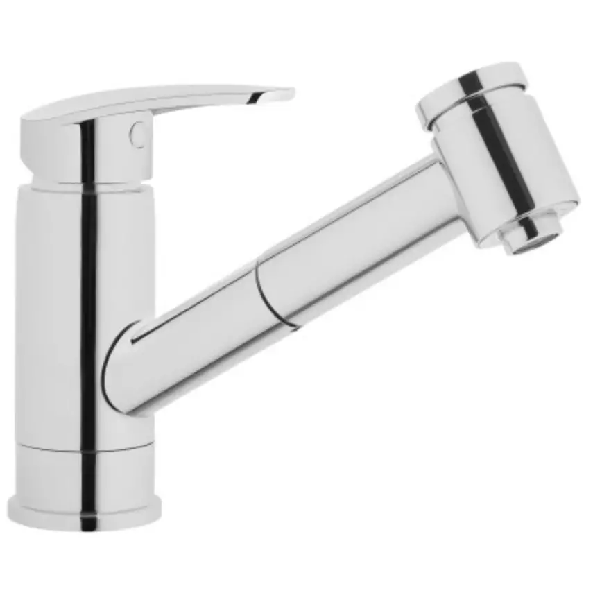VitrA Masterline Harmony Pull-Out Keukenkraan Chroom - 1